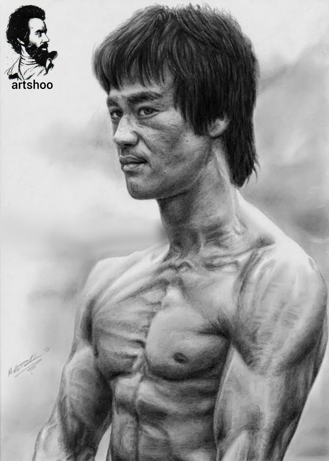 نقاشی سیاه قلم